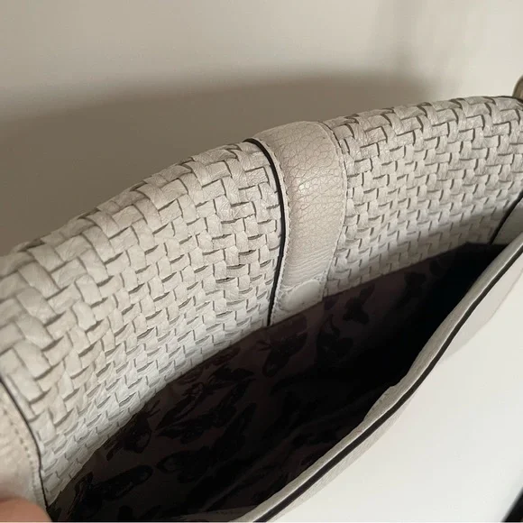 Rebecca Minkoff Woven Leather Crossbody Bag - Picture 5 of 8